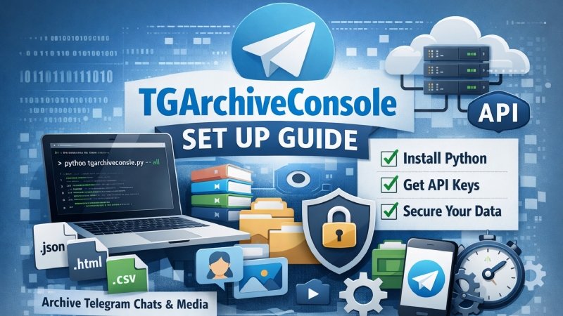 tgarchiveconsole set up