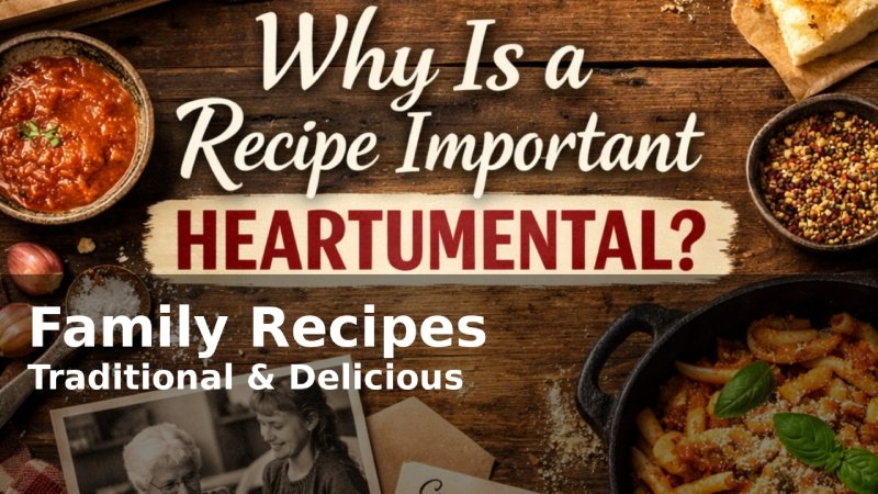 why is a recipe important heartumental